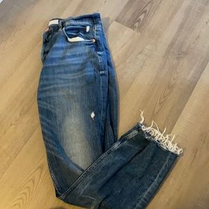 Loft high waist straight crop